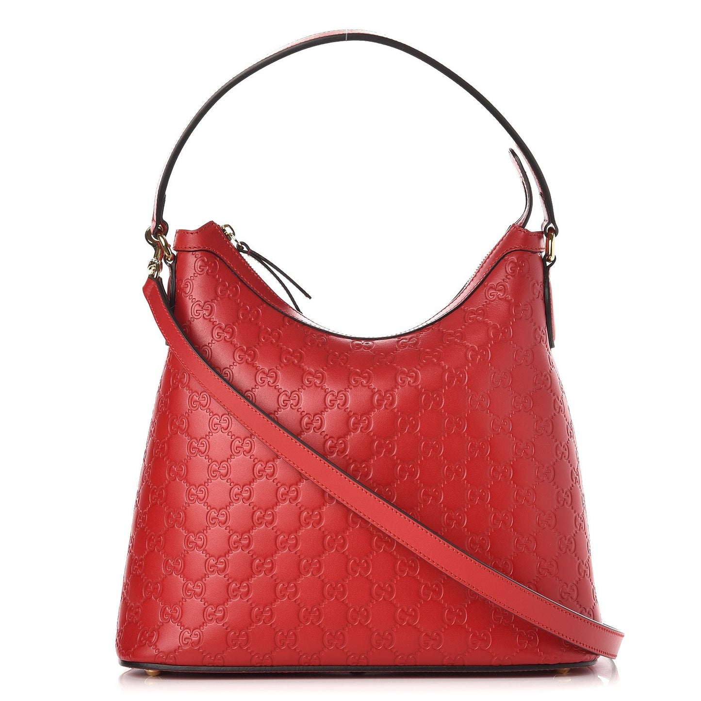 Guccissima Linea A Hobo Red