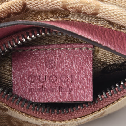 Gucci GG Monogram Web Double Pocket Belt Bag Pink 6 of 8