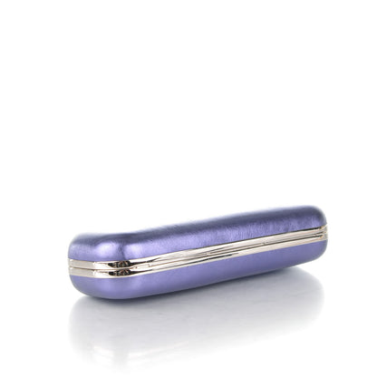 Alexander McQueen Metallic Lambskin Knucklebox Clutch Purple 4 of 7