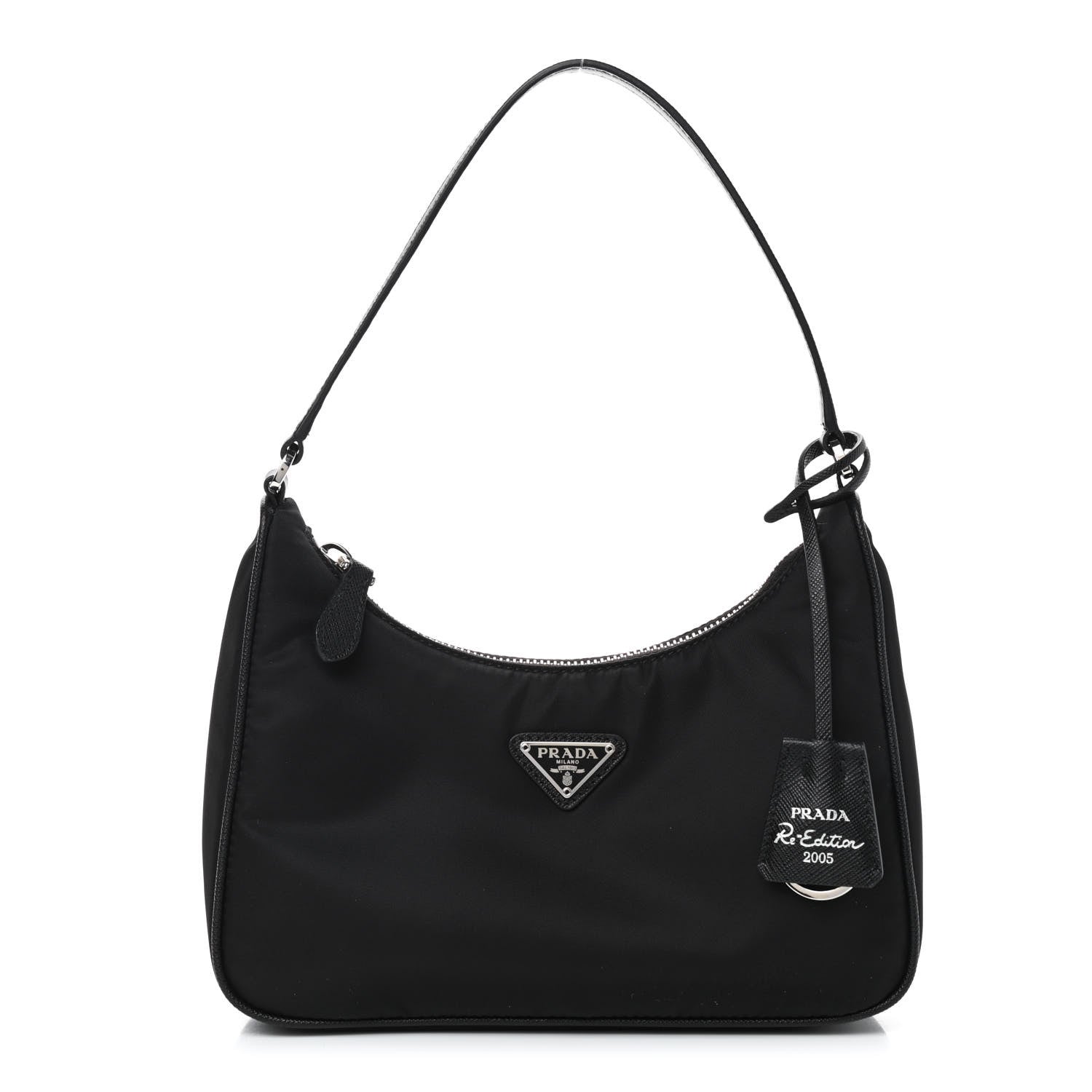 Prada Tessuto Nylon Mini Re-Edition 2000 Bag Black 1 of 9