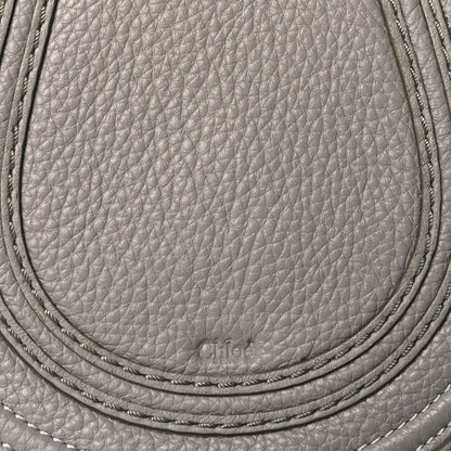 Chloe Calfskin Mini Marcie Round Crossbody Bag Cashmere Grey 7 of 9