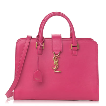 Saint Laurent Calfskin Small Monogram Cabas Fuchsia 1 of 14