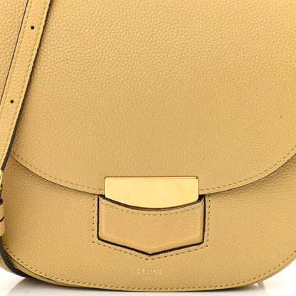 Celine Grained Calfskin Small Trotteur Vanilla 8 of 15