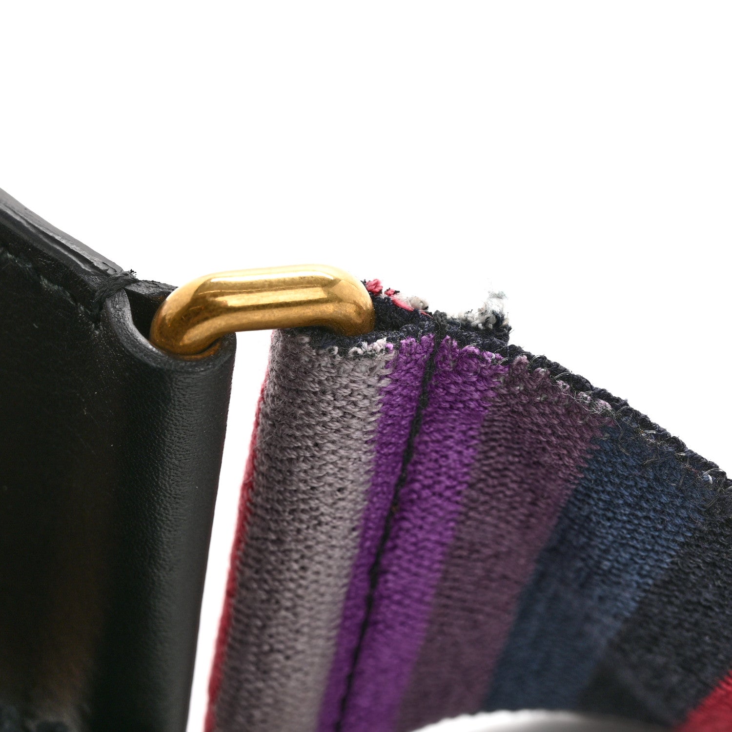 Christian Dior Canvas Embroidered Studded Rainbow J’Adior Shoulder Strap 6 of 6