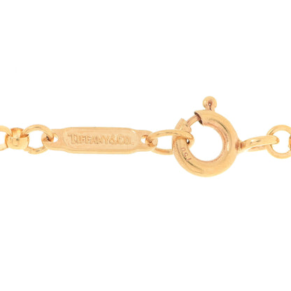 Tiffany 18K Yellow Gold Vannerie Heart Pendant Necklace 4 of 6