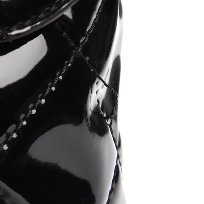 Chanel Vinyl Quilted In the Business Flap Bag Black 12 of 13