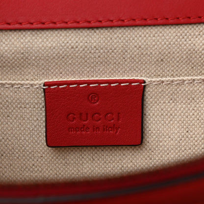 Gucci Calfskin Bamboo Web Medium Dionysus Top Handle Bag Red White Blue 8 of 16