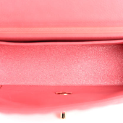 Chanel Iridescent Caviar Quilted Mini Rectangular Flap Pink 5 of 10