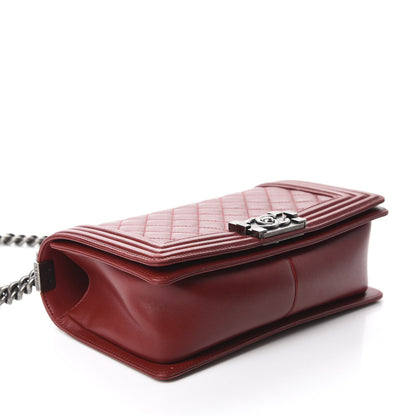 Chanel Lambskin Quilted Medium Boy Flap Red 4 of 13