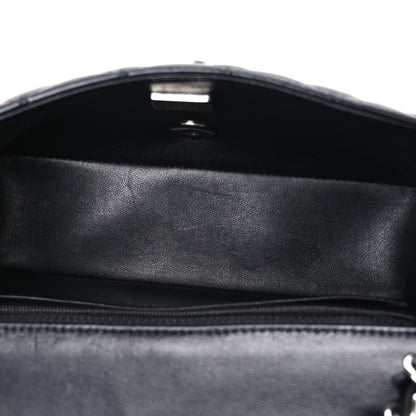 Chanel Lambskin Quilted Mini Rectangular Flap Black 5 of 10