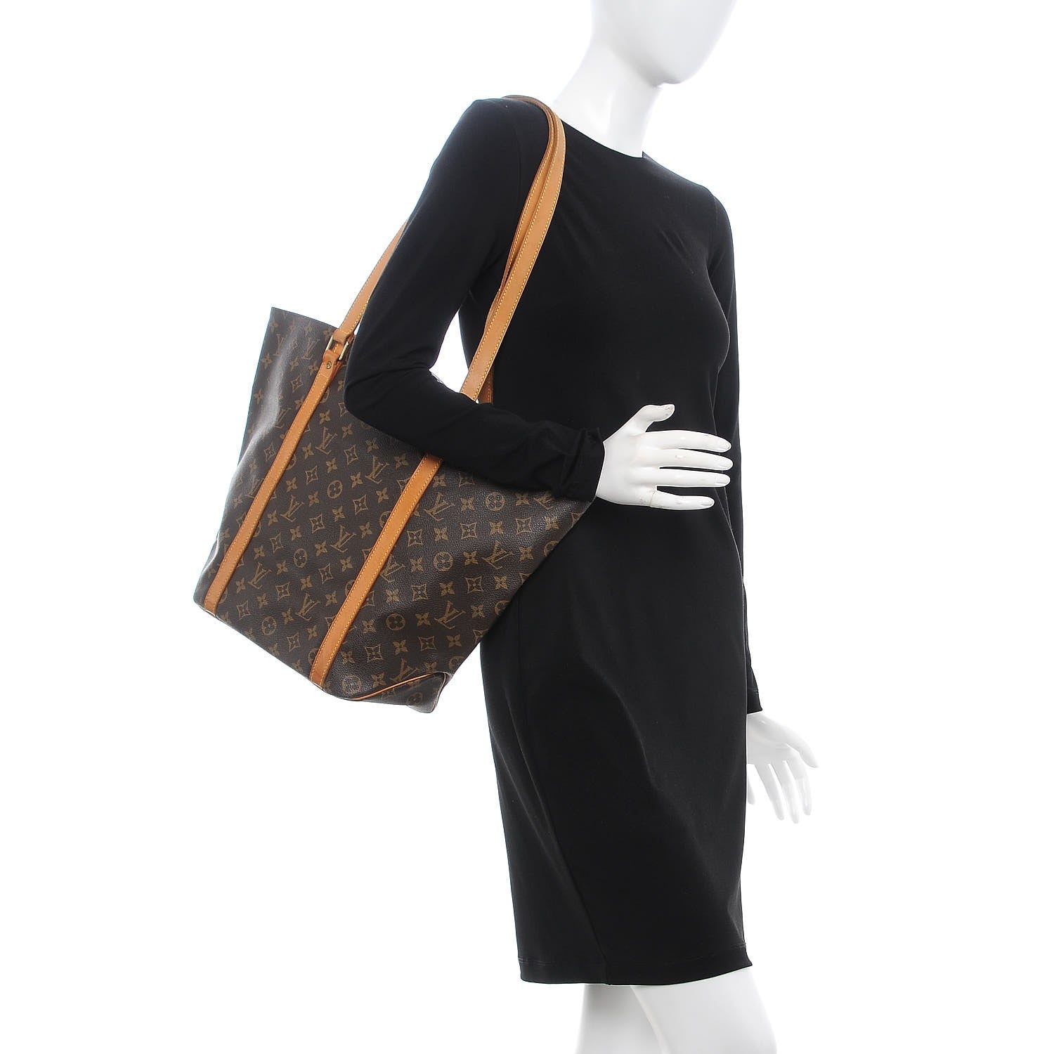 Louis Vuitton Monogram Sac Shopping Tote 2 of 9