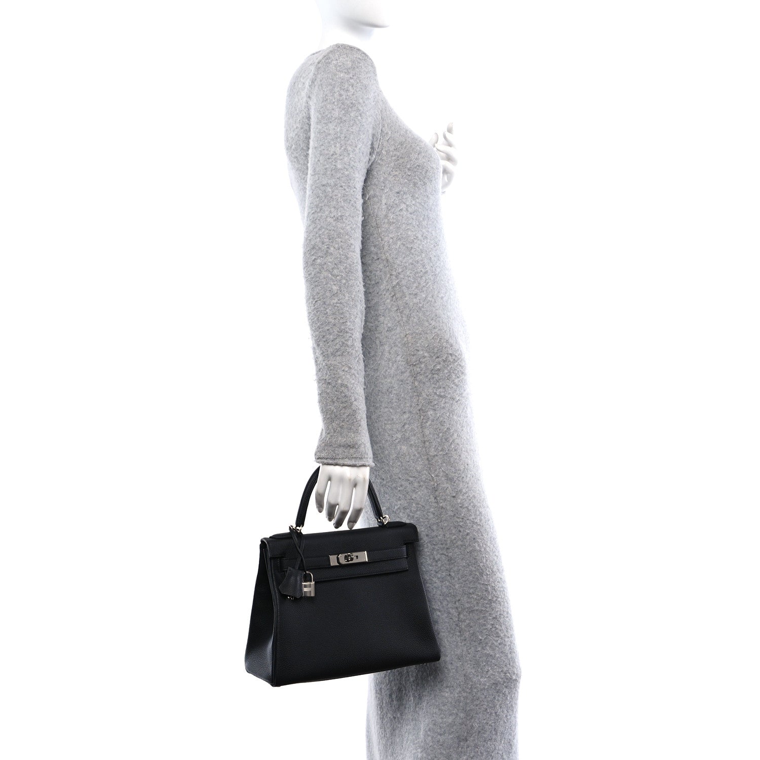 Hermes Togo Kelly Retourne 28 Black 2 of 11