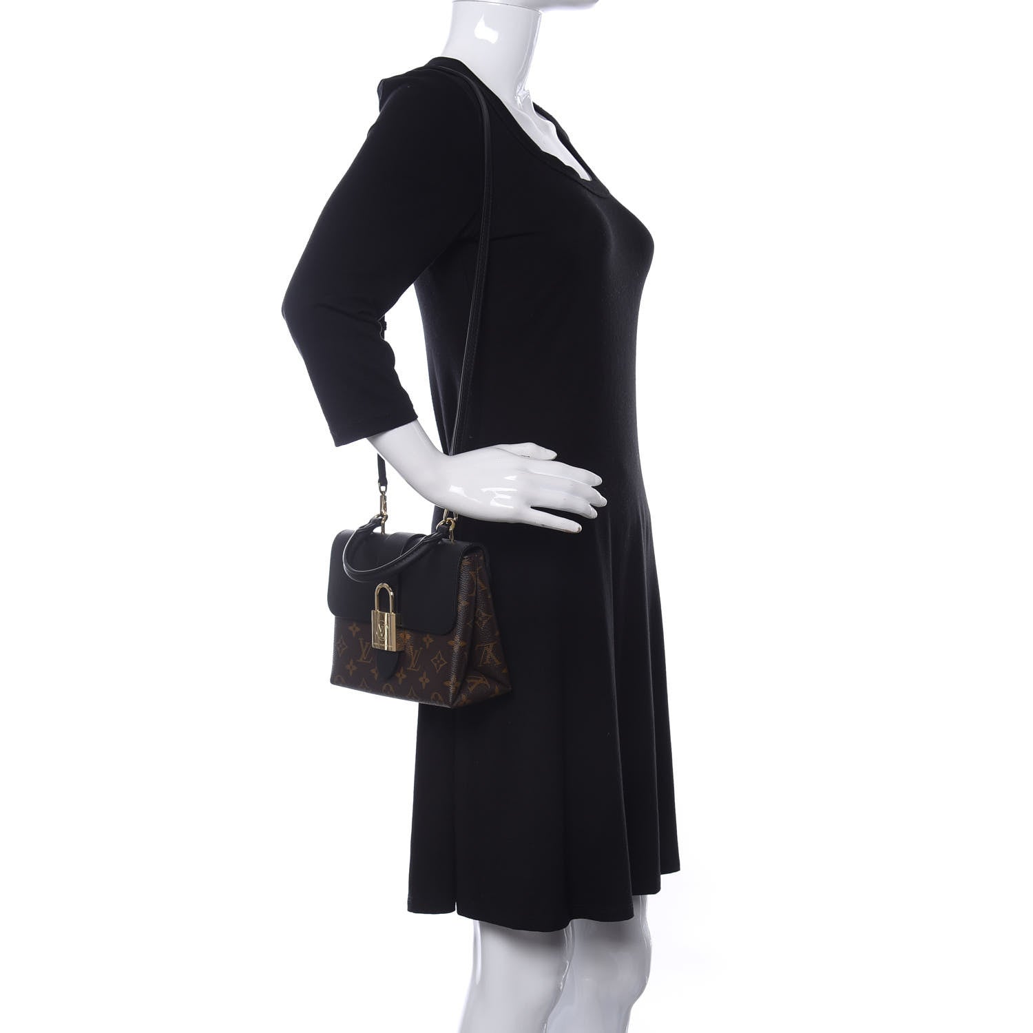 Louis Vuitton Monogram Locky BB Black 2 of 13