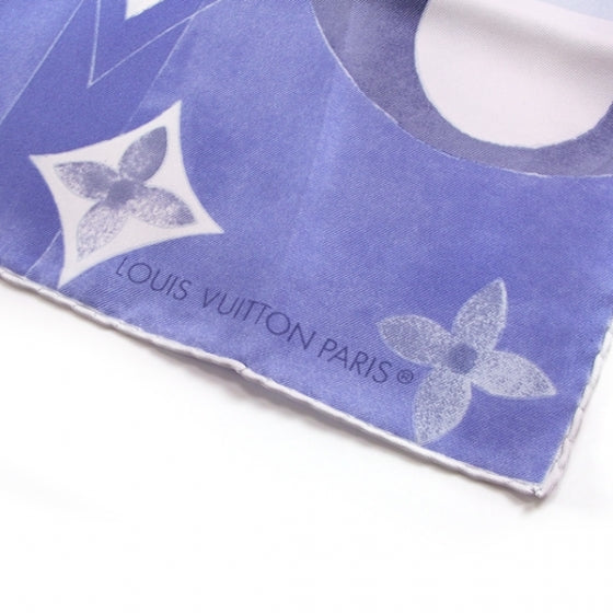 Louis Vuitton Silk Carre Watercolor Symbols Scarf 4 of 8