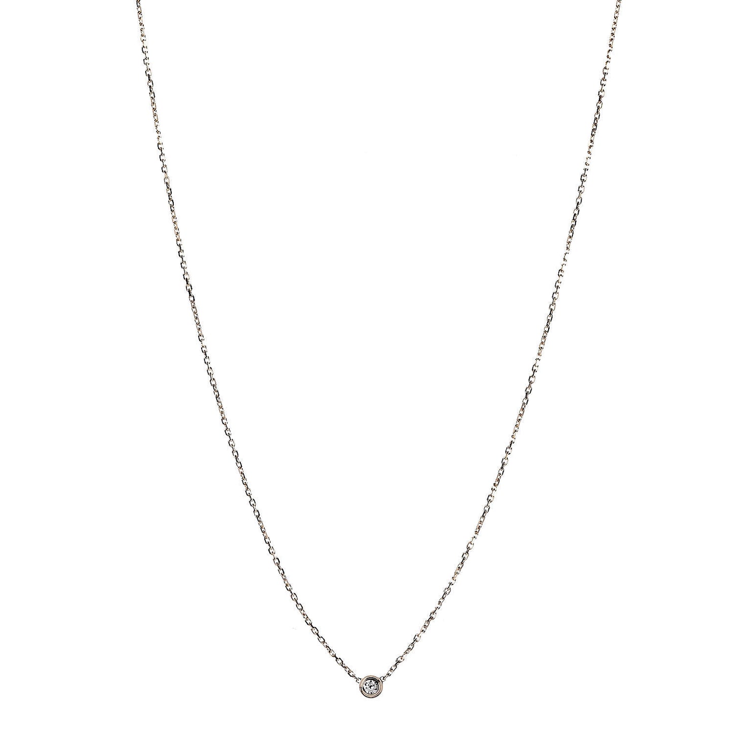 18K Yellow Gold Diamond XS D'Amour Pendant Necklace