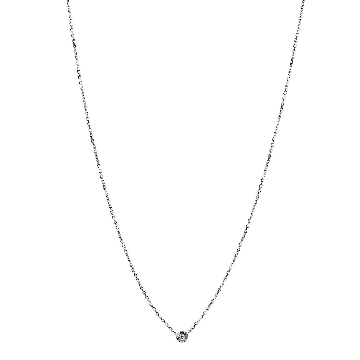 Cartier 18K Yellow Gold Diamond XS D'Amour Pendant Necklace 1 of 6