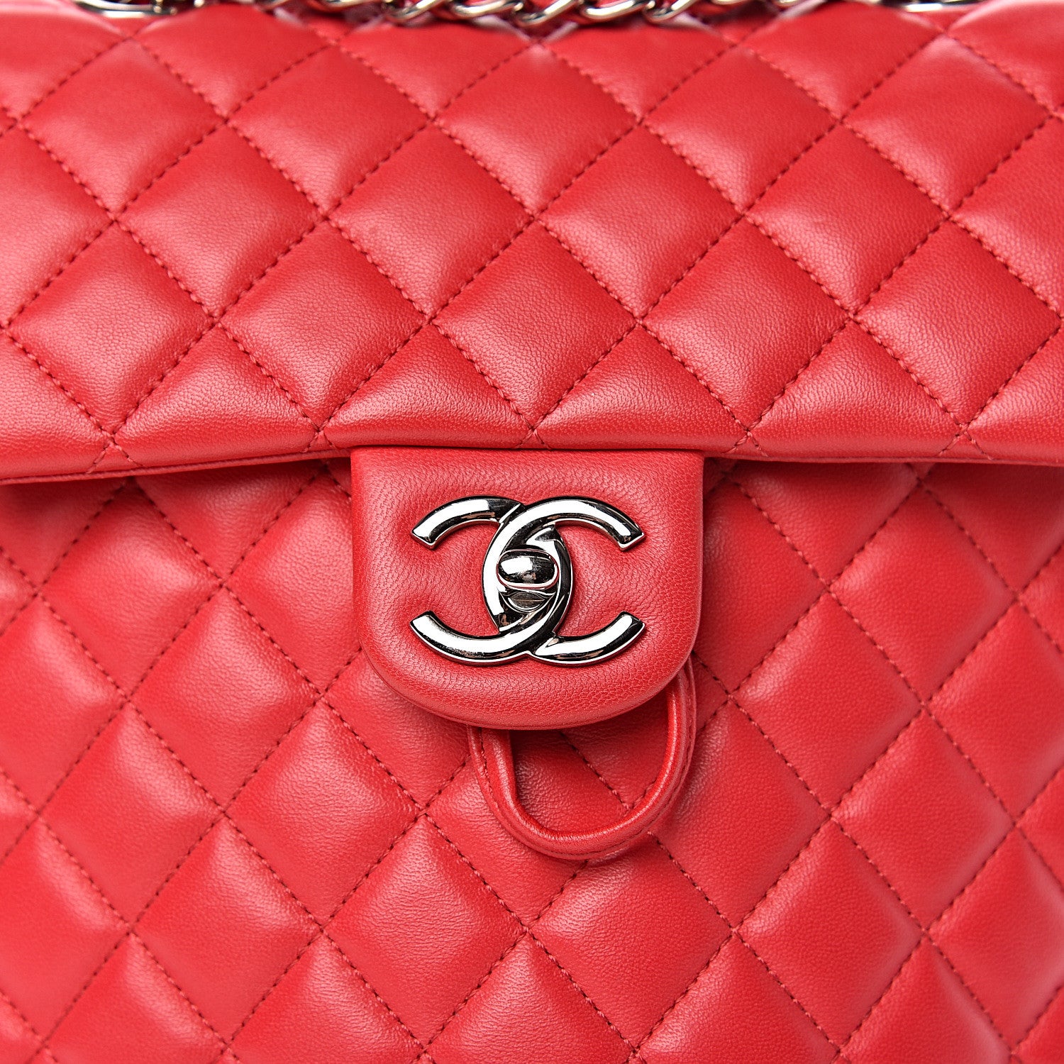 Chanel Lambskin Quilted Small Urban Spirit Backpack Red 10 of 17