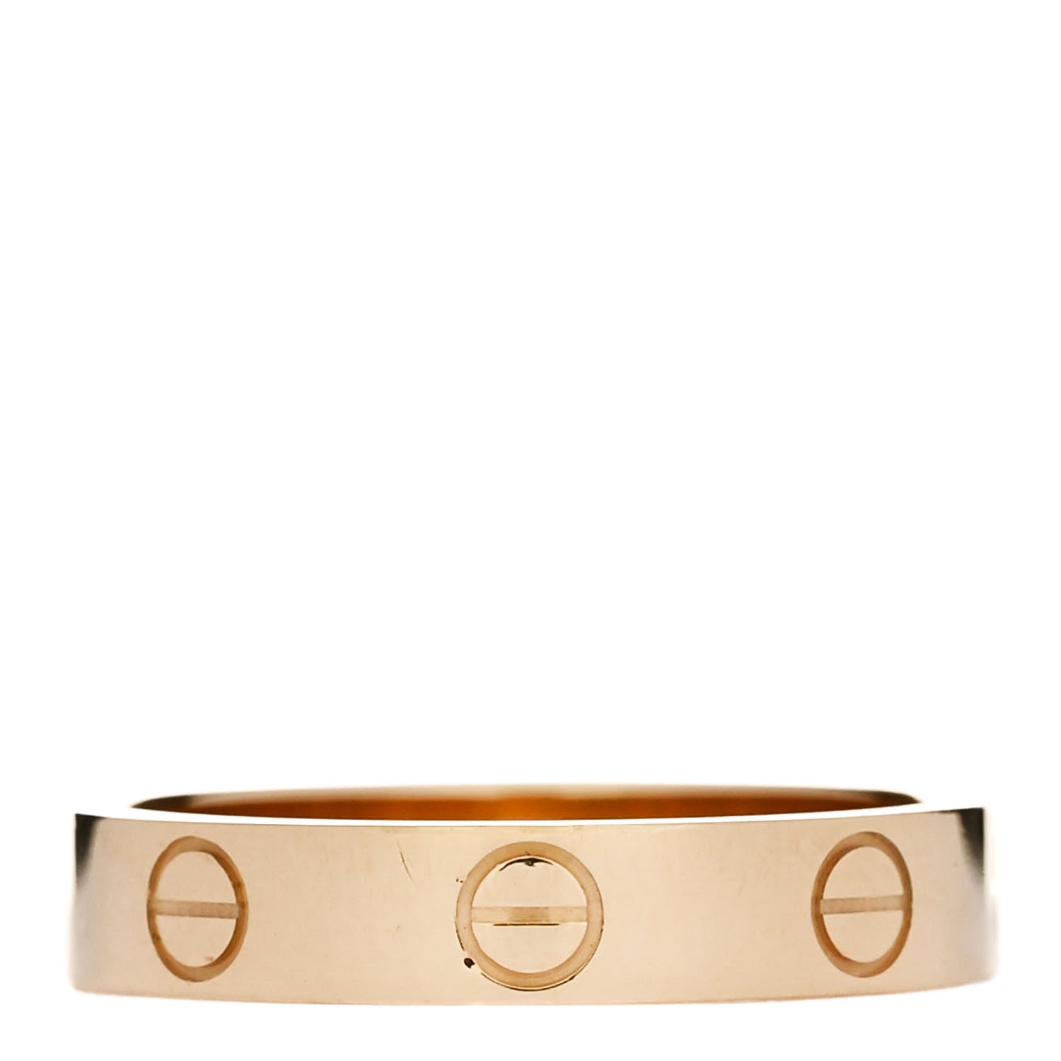 Cartier 18K Yellow Gold 3.5mm LOVE Wedding Band Ring 52 6 3 of 5