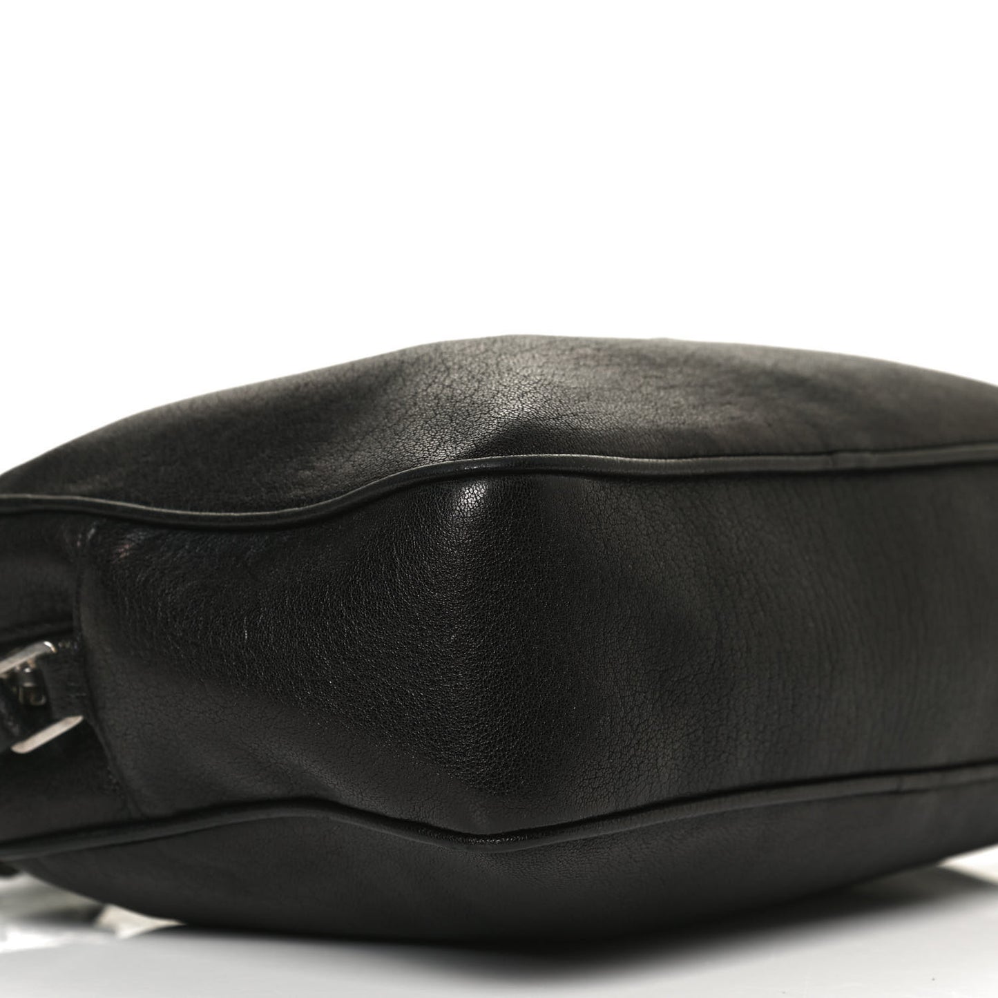 Lambskin Monogram Embossed Small Lou Camera Bag Black