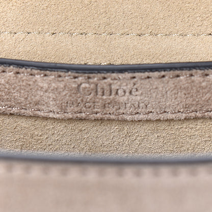 Chloe Suede Braided Small Hudson Shoulder Bag Motty Grey 6 of 9