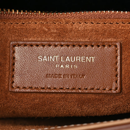 Saint Laurent Smooth Calfskin Le 5 A 7 Hobo Brown 5 of 9