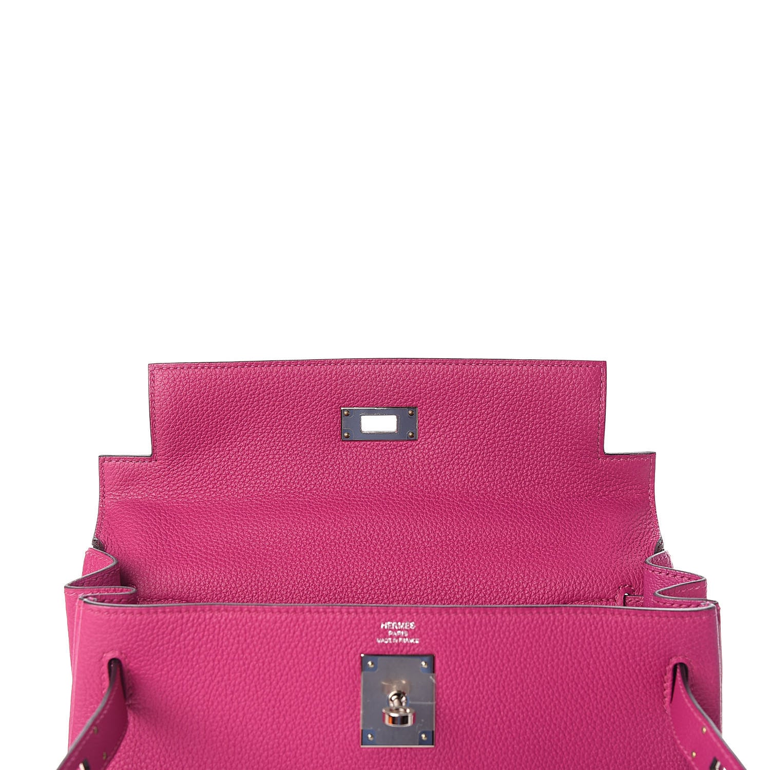 Hermes Togo Kelly Retourne 28 Rose Pourpre 28 of 37