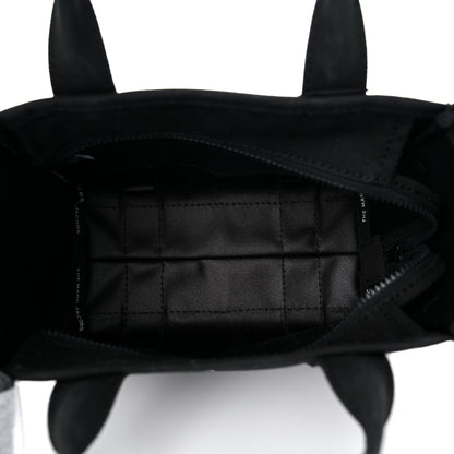 Marc Jacobs Cotton Canvas Mini The Traveler Tote Bag Black 5 of 11