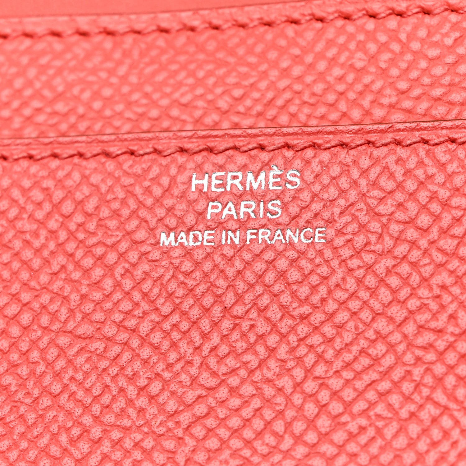 Hermes Epsom Constance Long Wallet Rose Jaipur 5 of 11