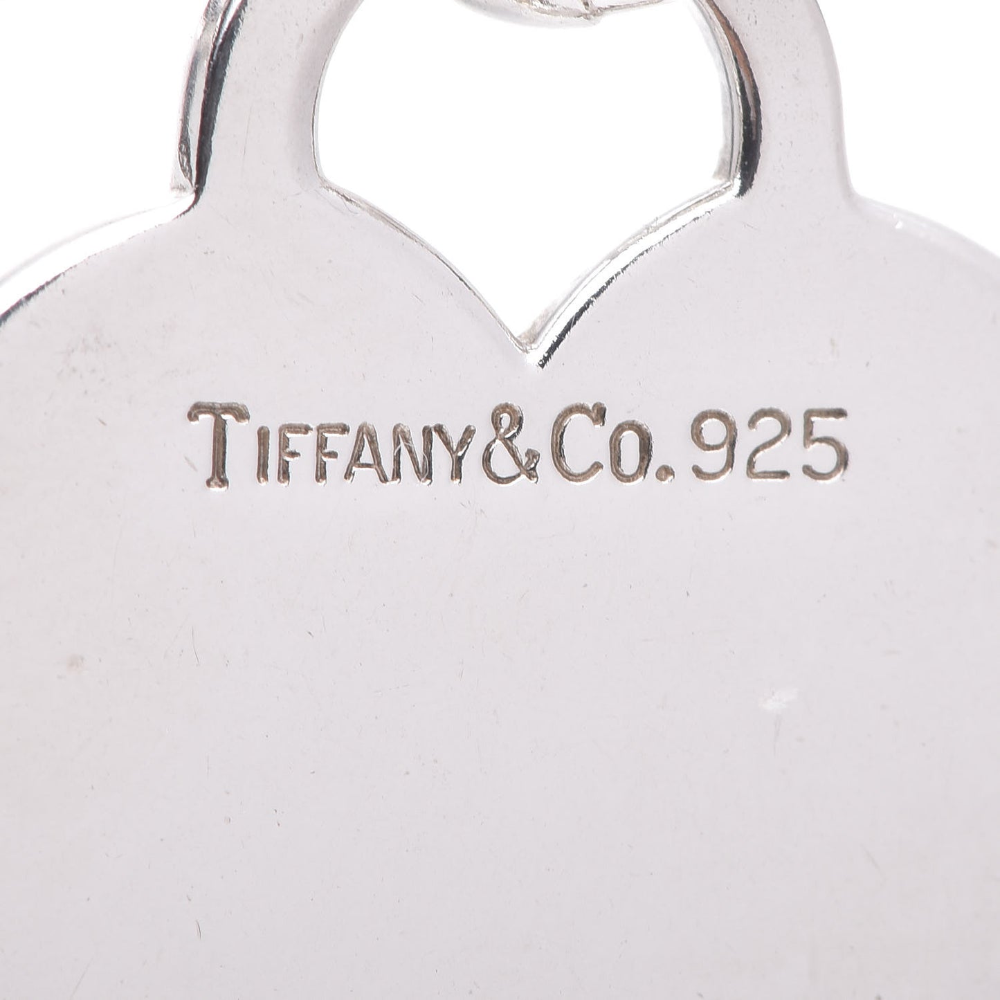 Sterling Silver Heart Tag Charm Bracelet