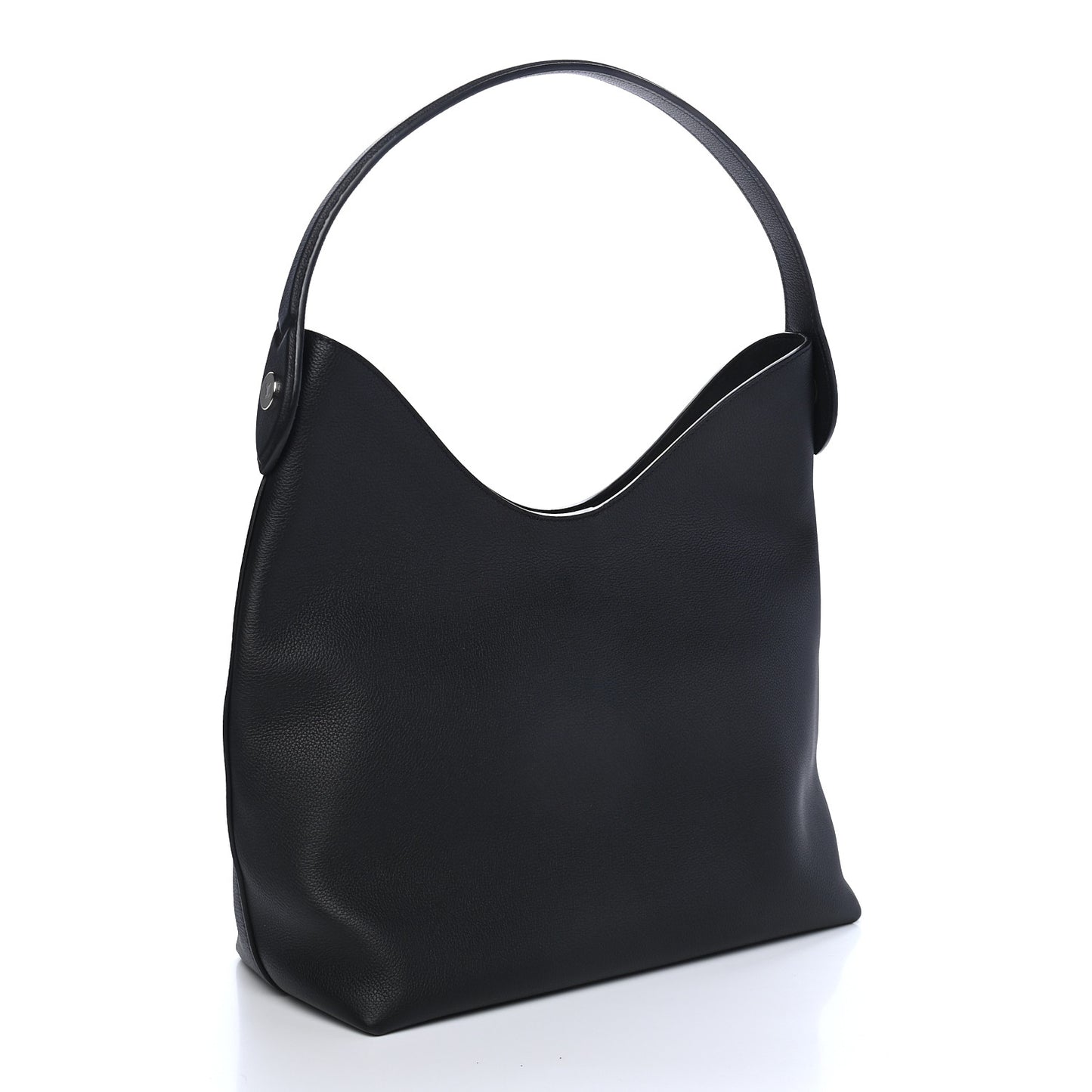 Calfskin Lockme Hobo Black