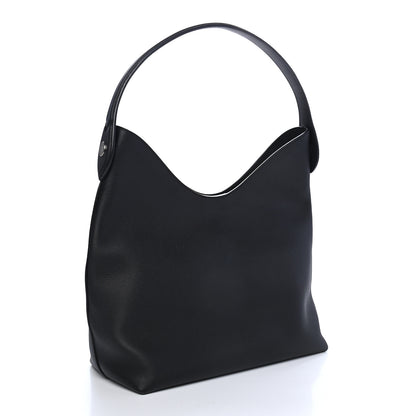 Louis Vuitton Calfskin Lockme Hobo Black 3 of 9