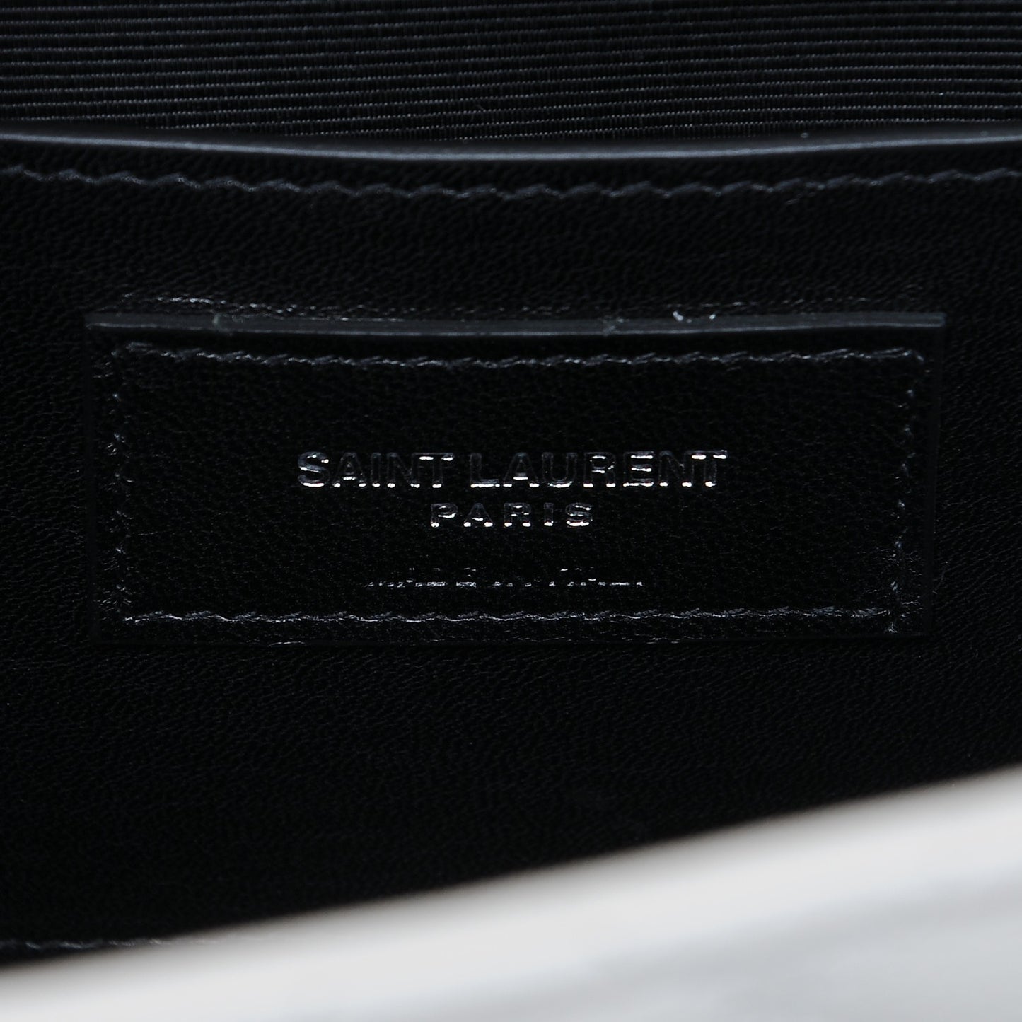 Grain De Poudre Textured Mixed Matelasse Medium Triquilt Monogram Satchel Porcellana