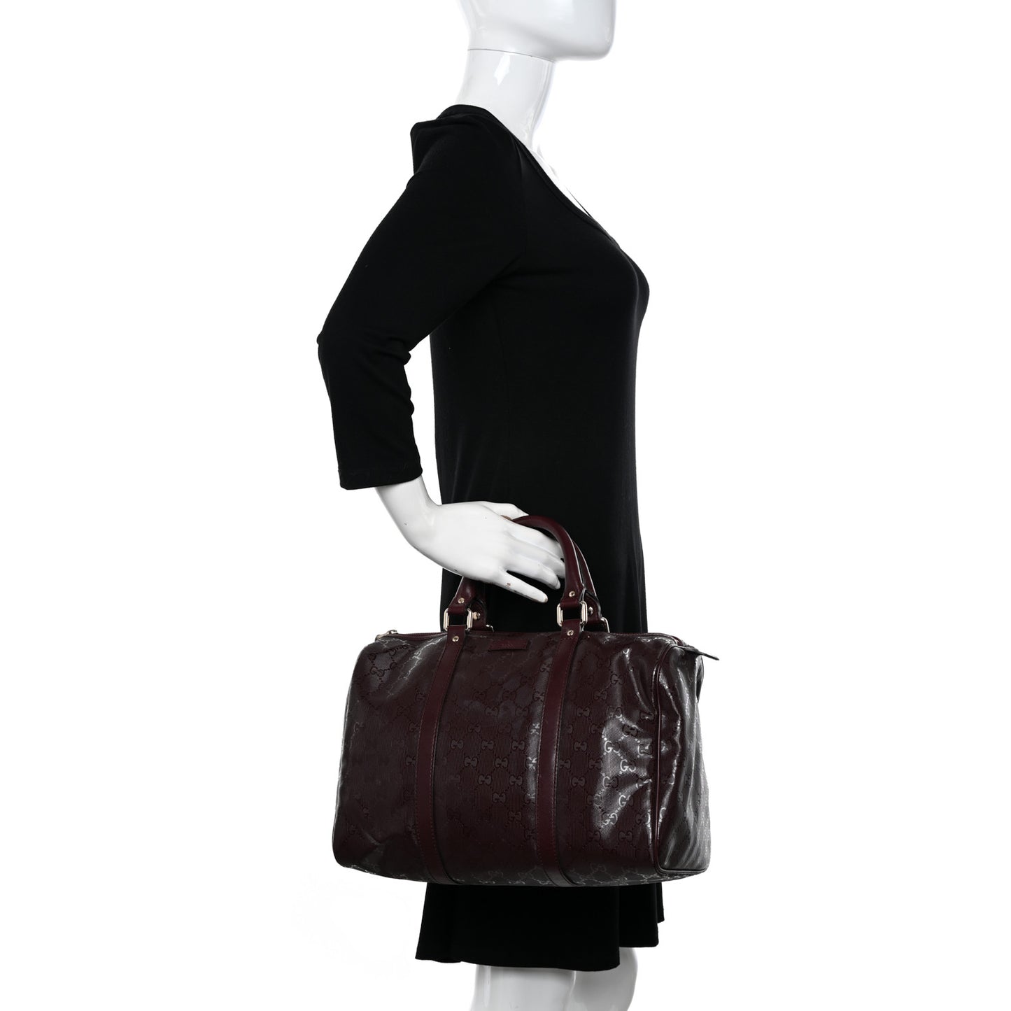 Imprime Monogram Medium Joy Boston Bordeaux