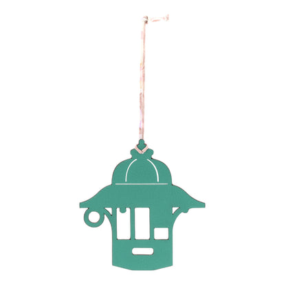 Hermes Taurillon Clemence Chevre Mysore Petit H Kiosque 3H Bag Charm Bleu Agate Vert Verone 1 of 8