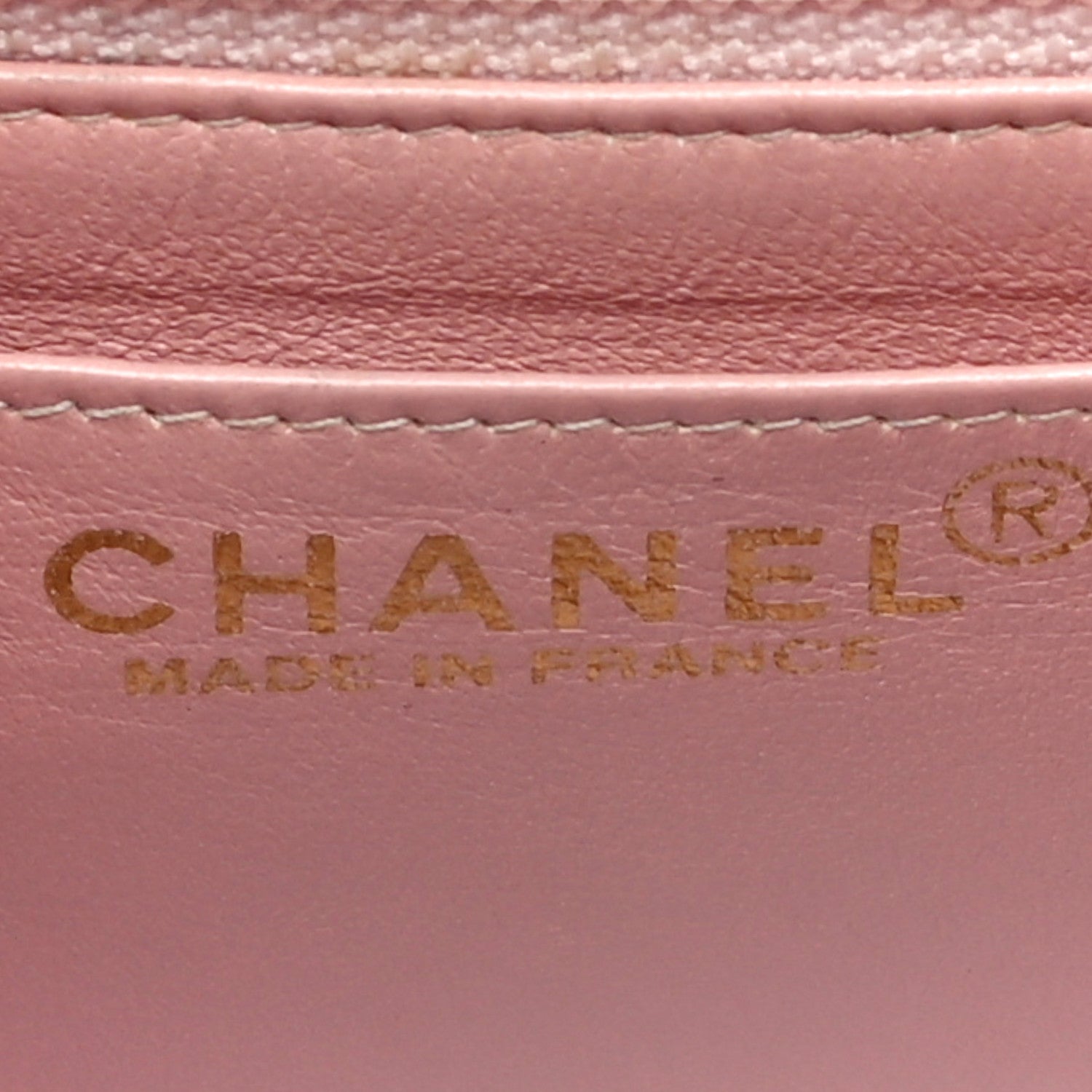 Chanel Lambskin Quilted Mini Square Flap Bag Light Pink 6 of 14