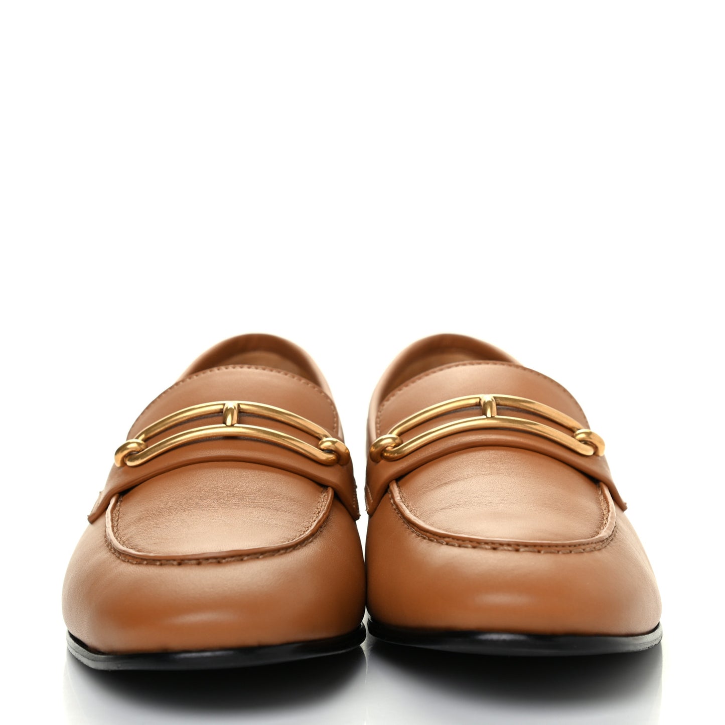 Calfskin Colette Loafer 38 Beige Dore