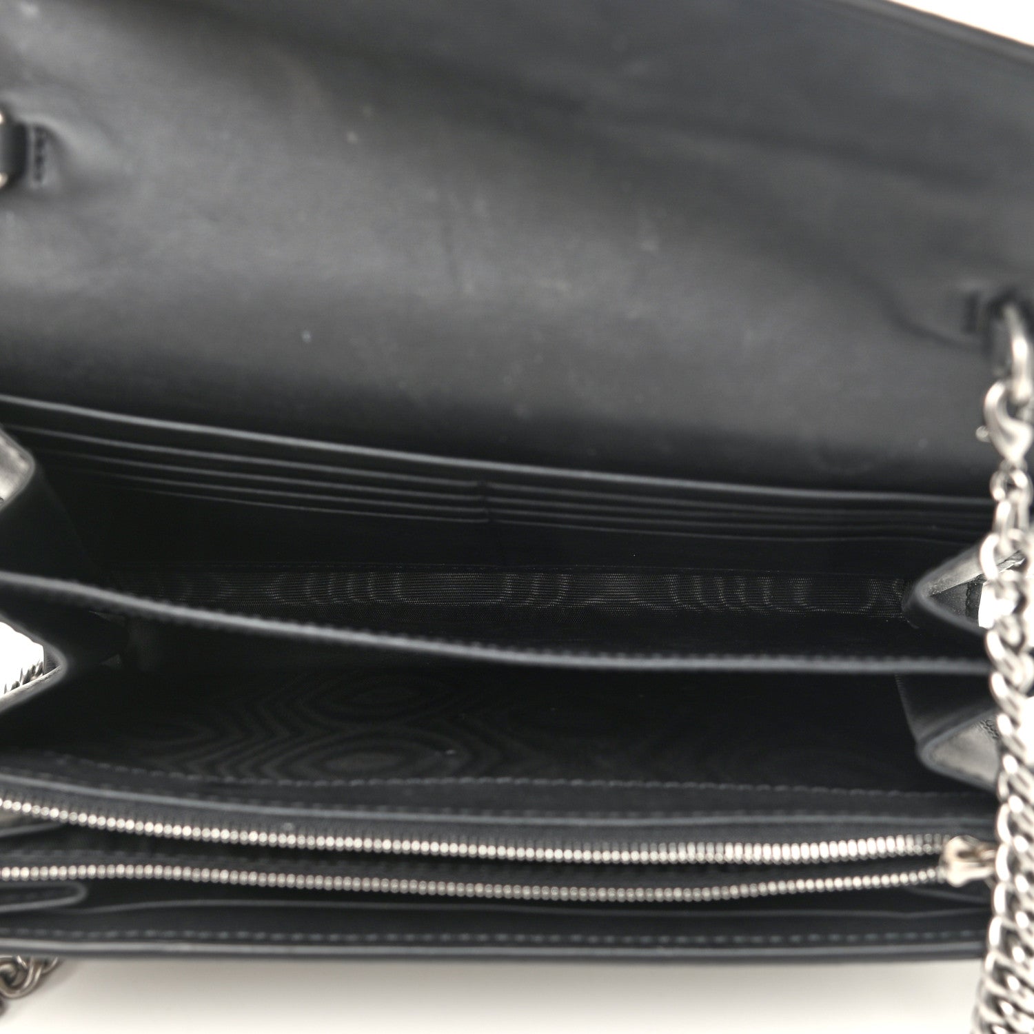 Gucci GG Supreme Monogram Mini Dionysus Chain Wallet Beige Black 5 of 12