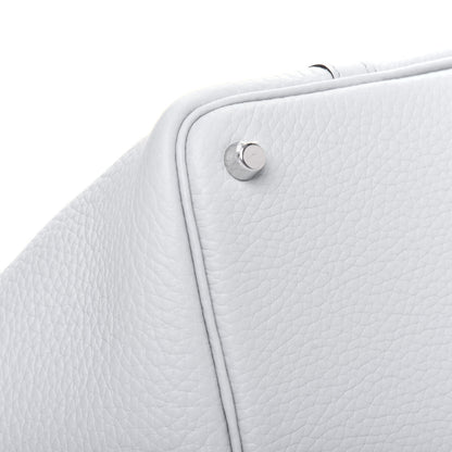 Hermes Taurillon Clemence Picotin Lock 18 PM Bleu Brume 9 of 15