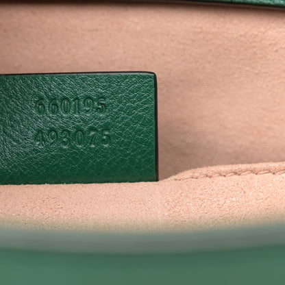 Gucci Wonka Grain Calfskin Small Diana Tote Bag Green Yellow Fluo 7 of 16
