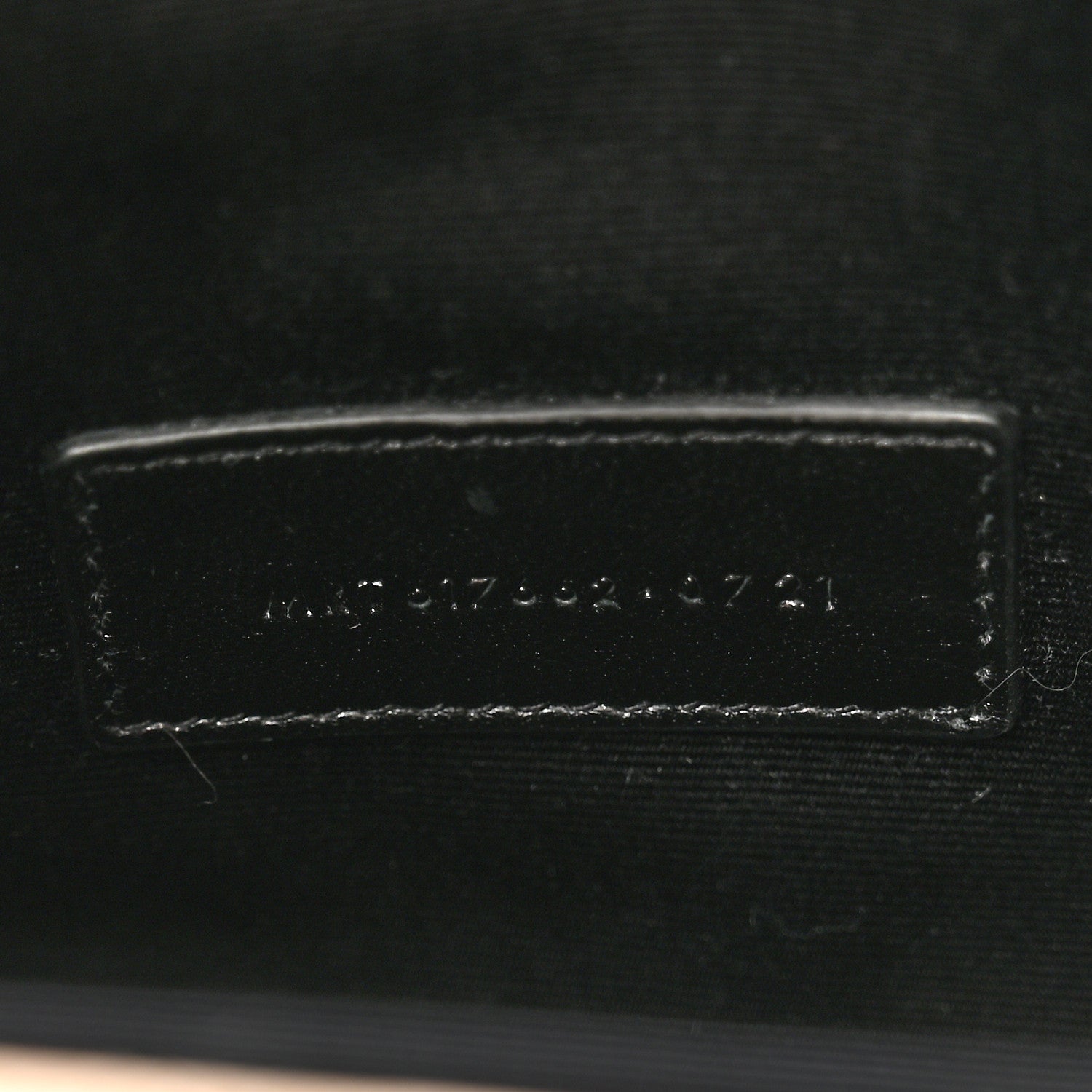 Saint Laurent Grain De Poudre Matelasse Chevron Monogram Envelope Clutch Dark Beige 7 of 9