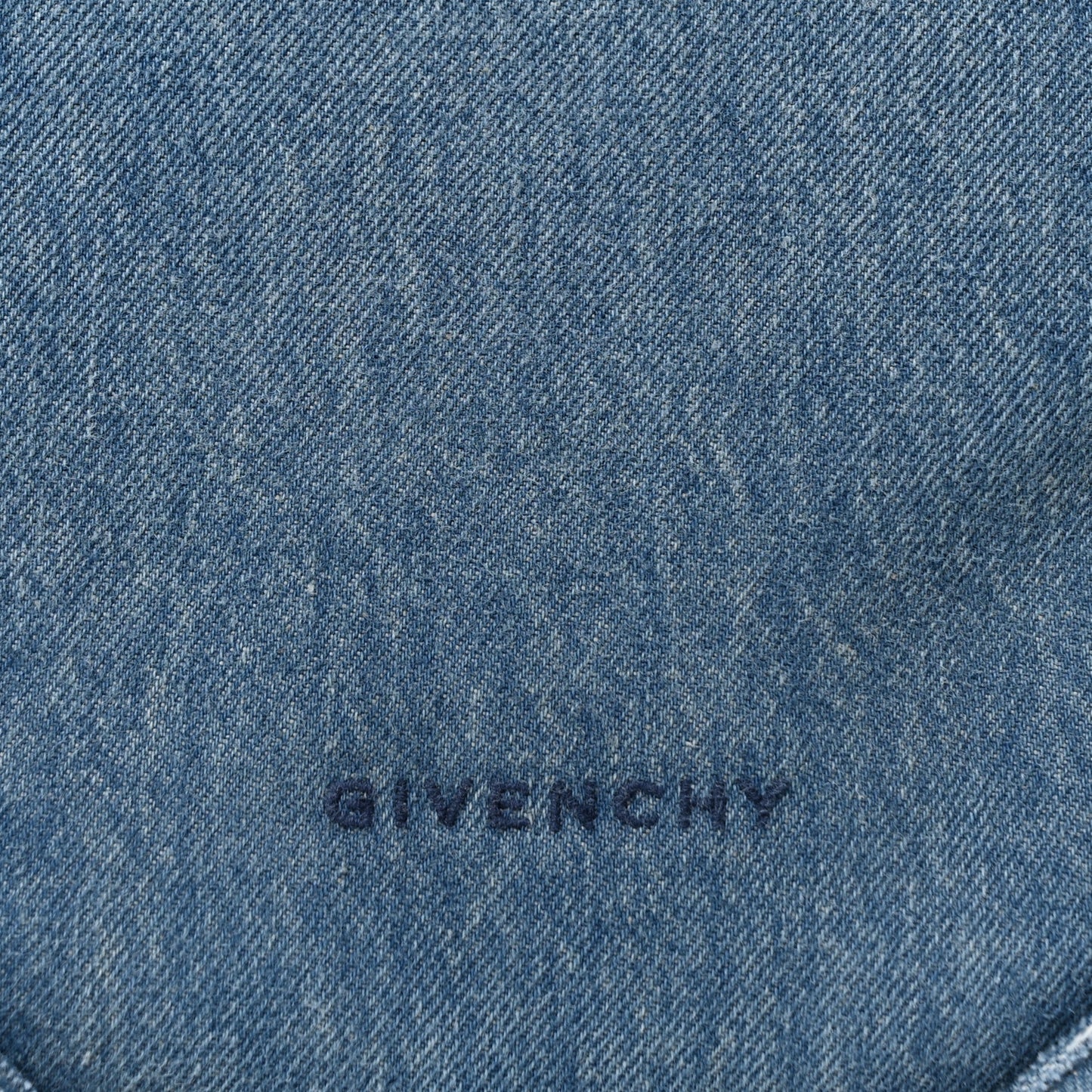 Washed Denim Medium Voyou Bag Medium Blue