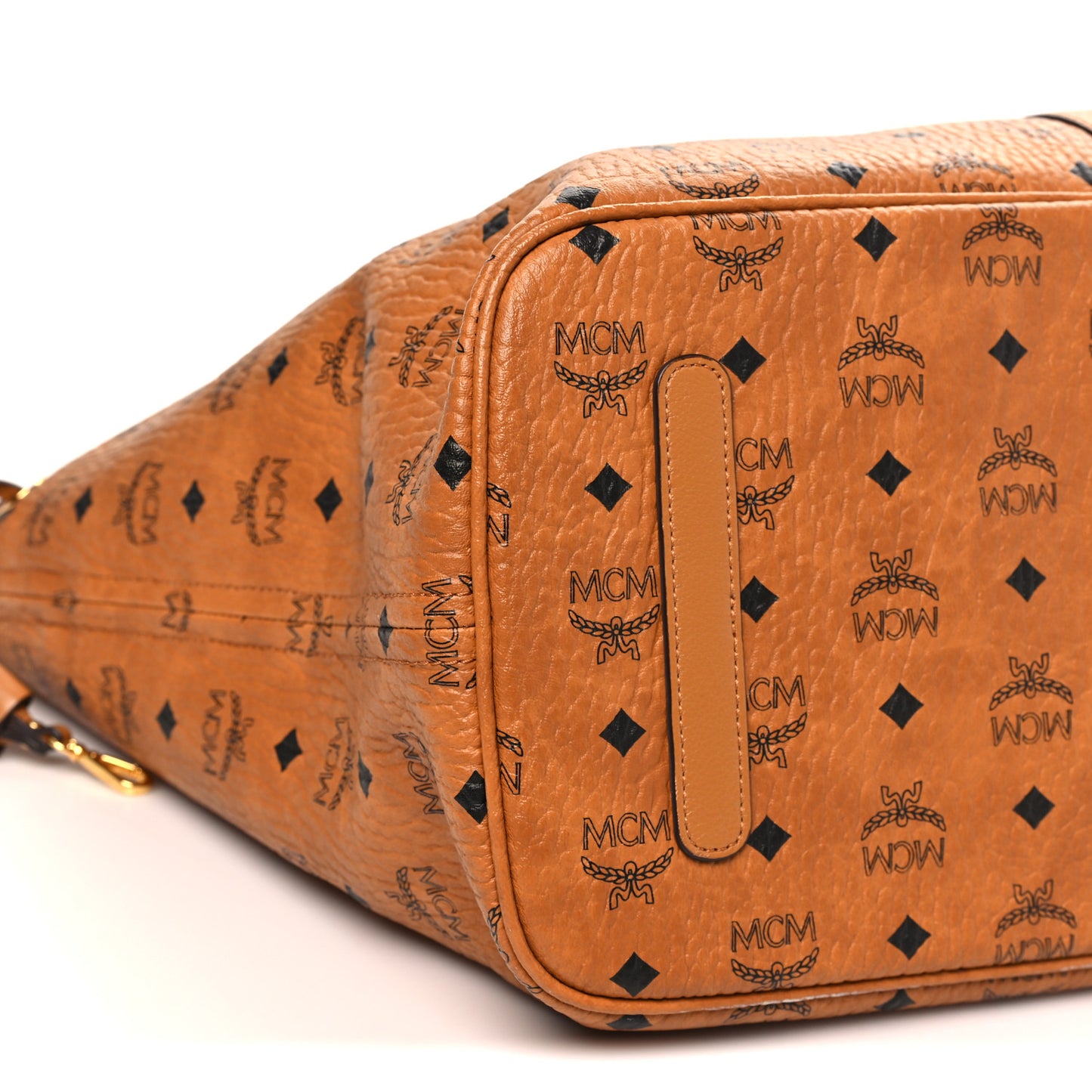 Visetos Large Liz Reversible Shopper Tote Cognac
