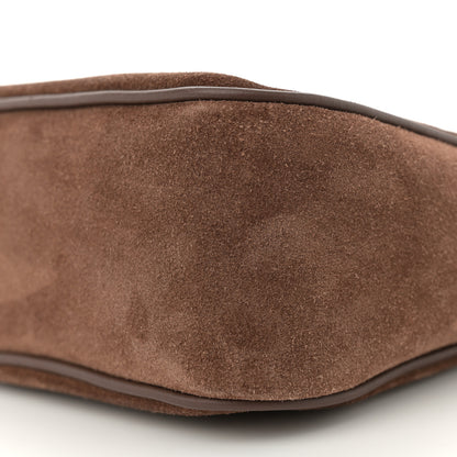 Prada Scamosciato Suede Mini Re-Edition Shoulder Bag Cacao 10 of 12