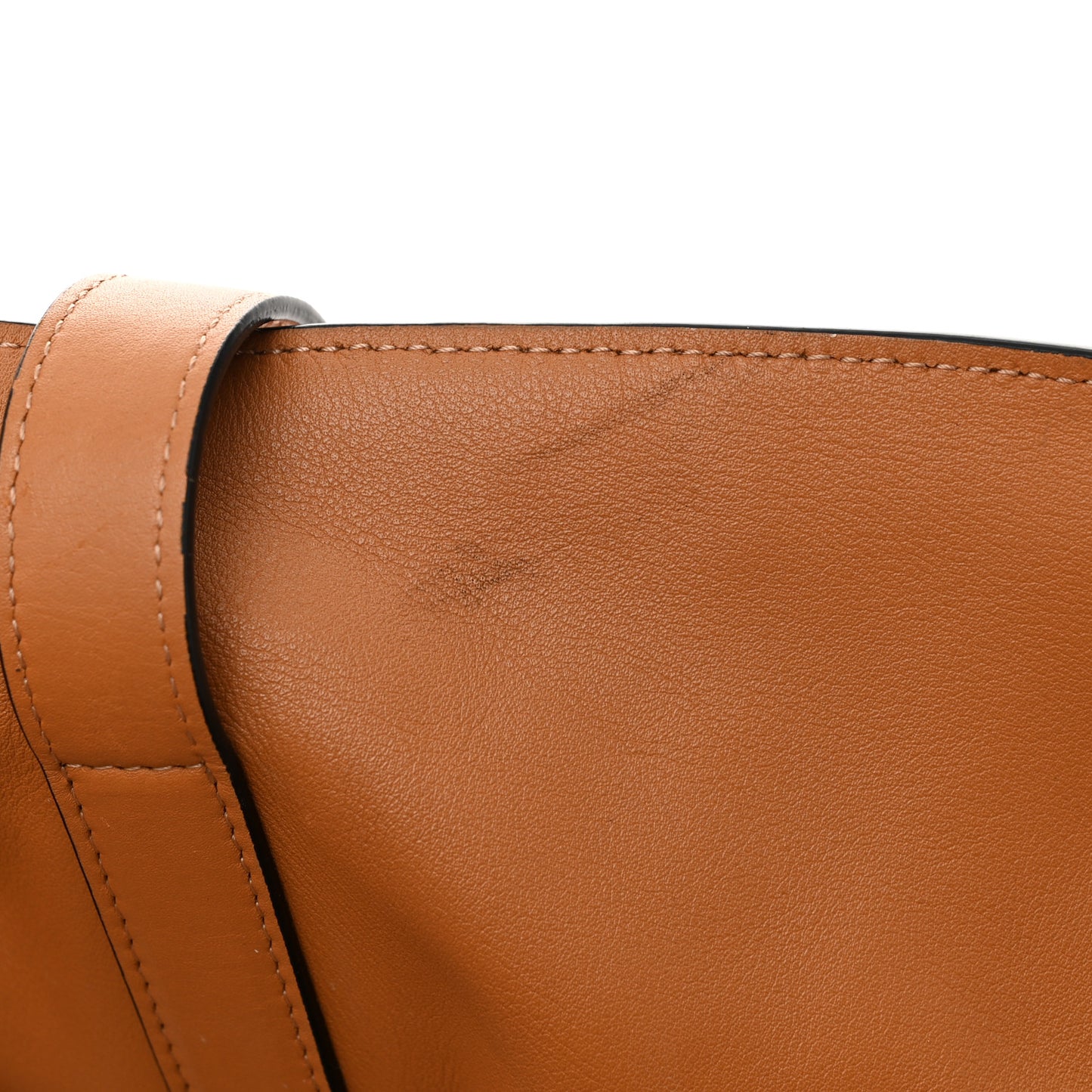 Calfskin Large Flamenco Knot Bag Warm Desert