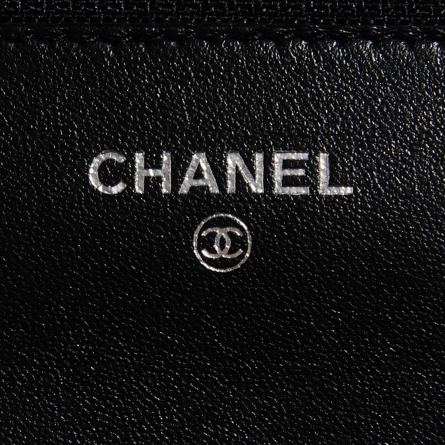 Chanel Lambskin Quilted Wallet on Chain WOC Black 7 of 9