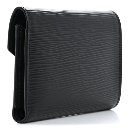 Louis Vuitton Epi Victorine Wallet Black 3 of 9