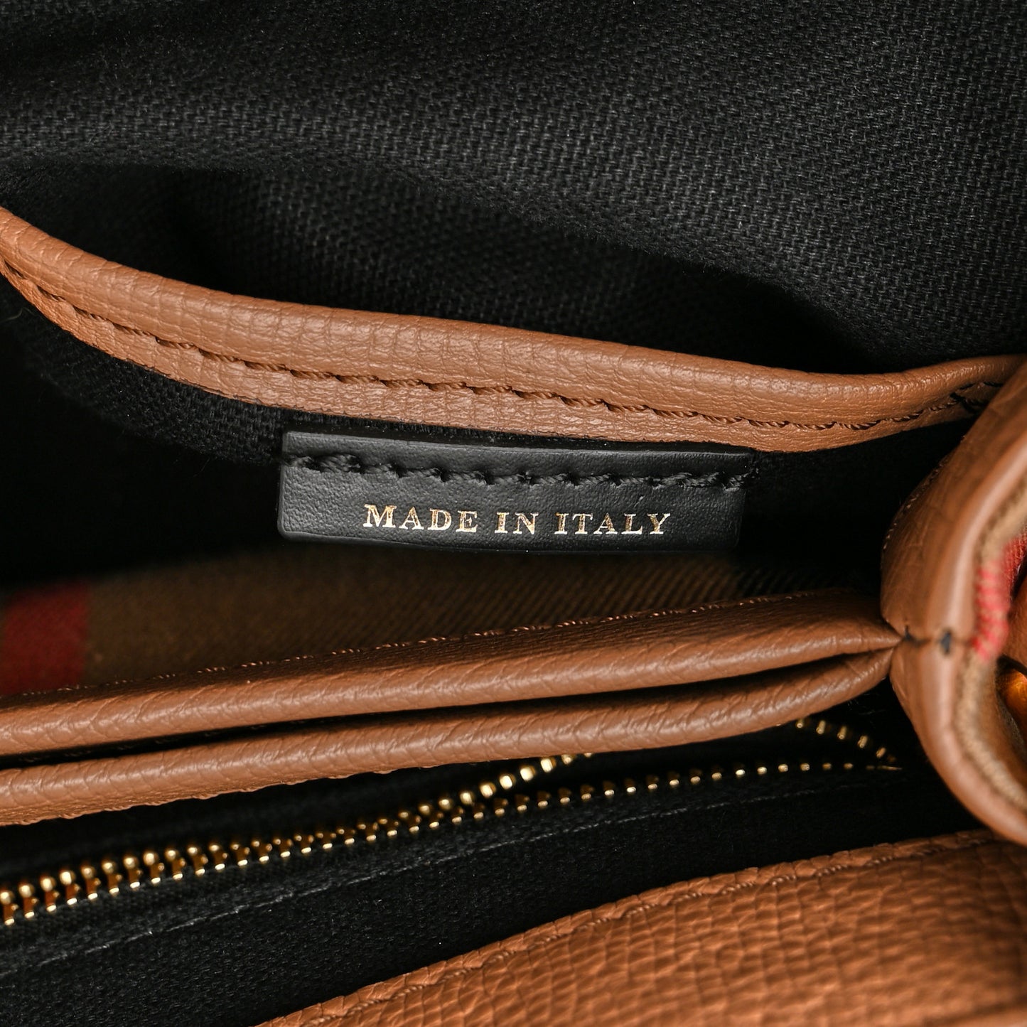 Derby Calfskin House Check Small Camberley Dark Sand