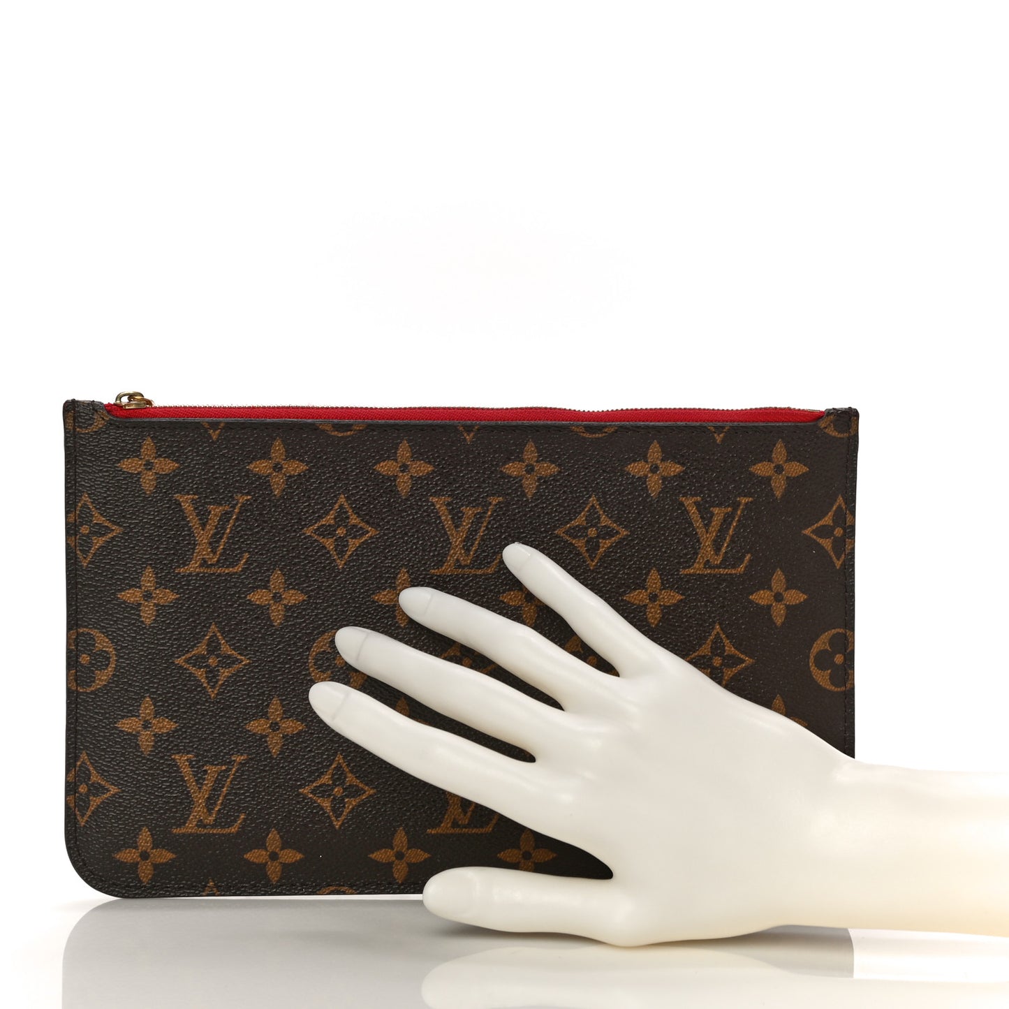 Monogram Neverfull MM GM Pochette Cherry