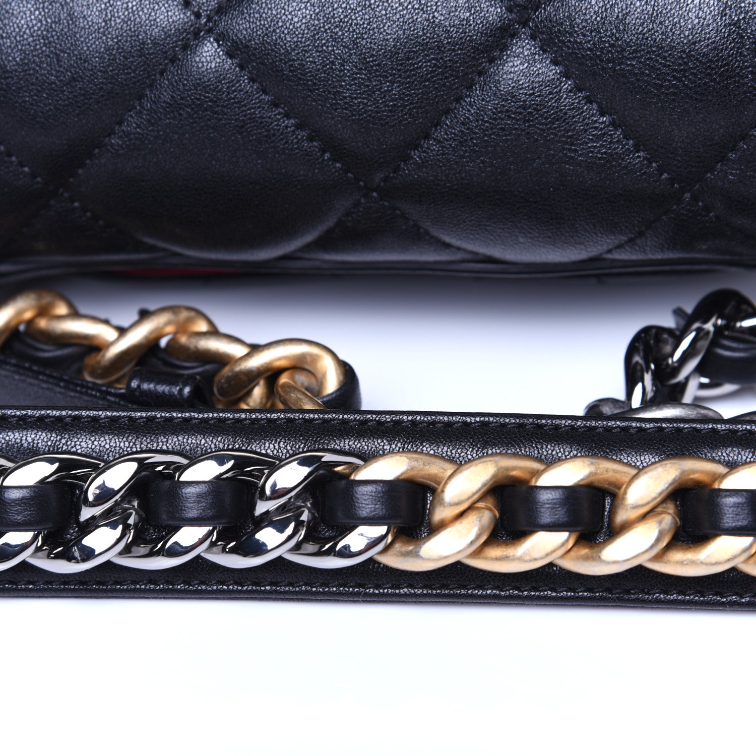 Chanel Lambskin Quilted 19 Waist Bag Black 13 of 13