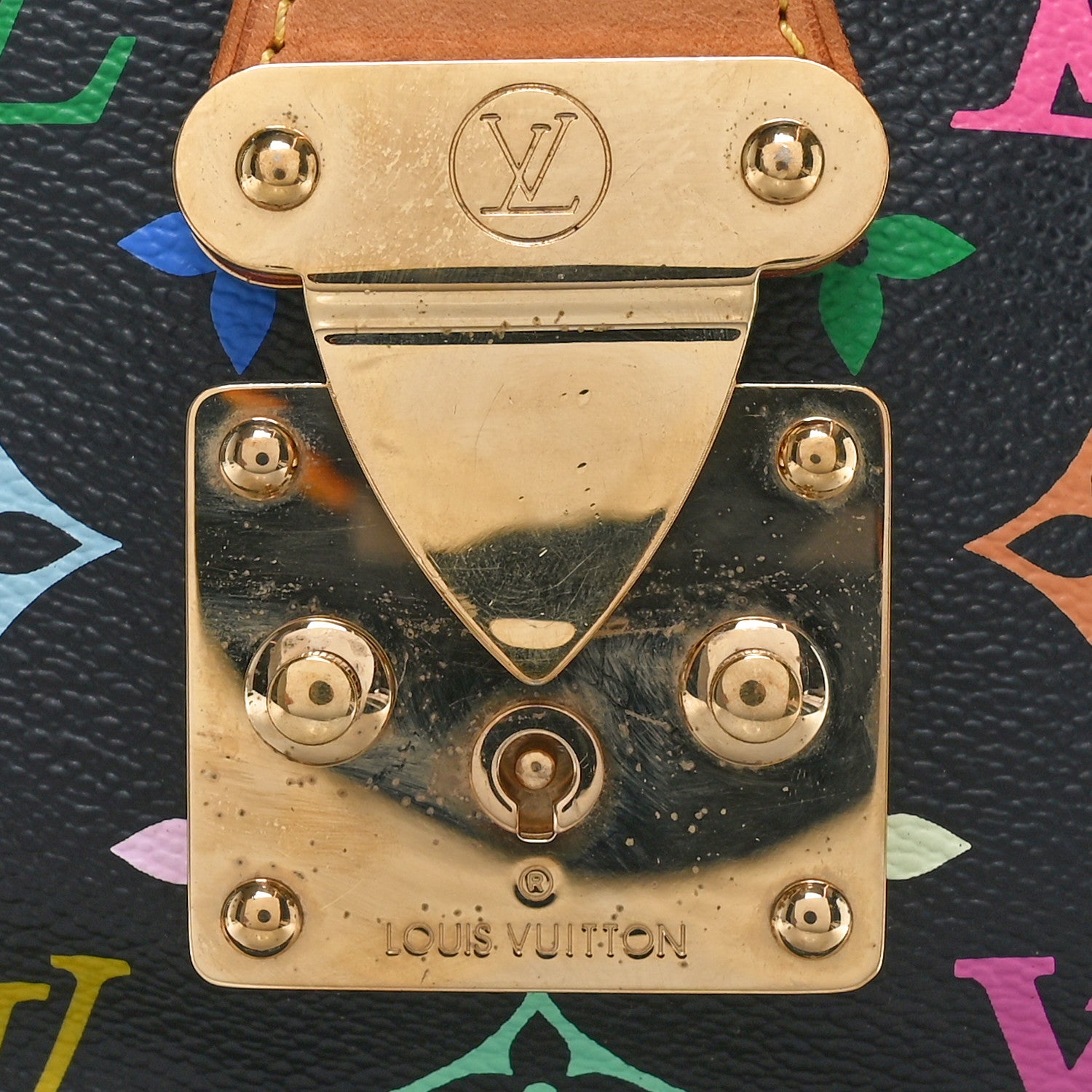 Louis Vuitton Monogram Multicolor Speedy 30 Black 8 of 10